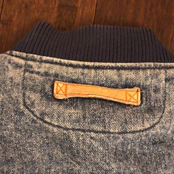 FLIGHT issue gear. Denim zip up bomber jacket.EUC! - Picture 9 of 11